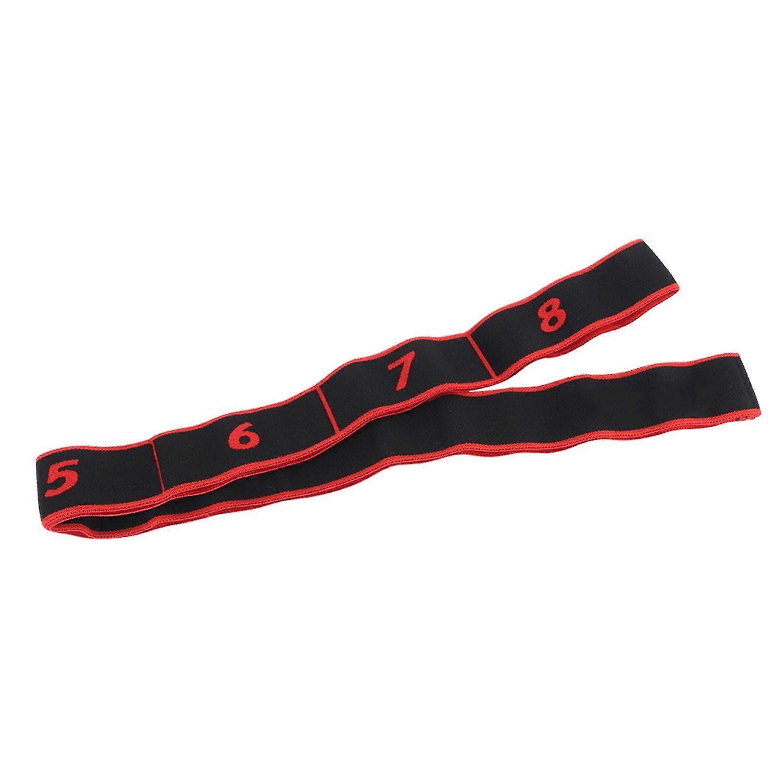 Fitness Elastic Bands, Resistance Belt, Workout Exercise Accessory (Red)
