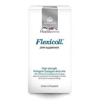 Healtharena Flexicoll powdered Collagen Drink Mix Hyaluronic Acid 154g - 2 Pack
