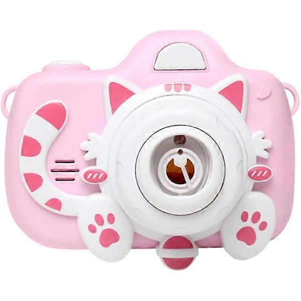 Children's One-Button Automatic Camera Music Bubble Machine Toy