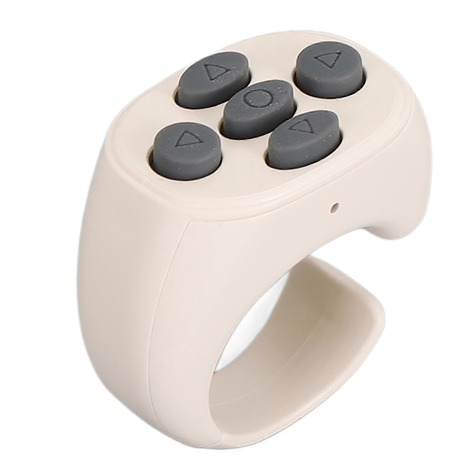 JX 06pro Scrolling Ring BT V5.3 Remote Beige 500mAh Case