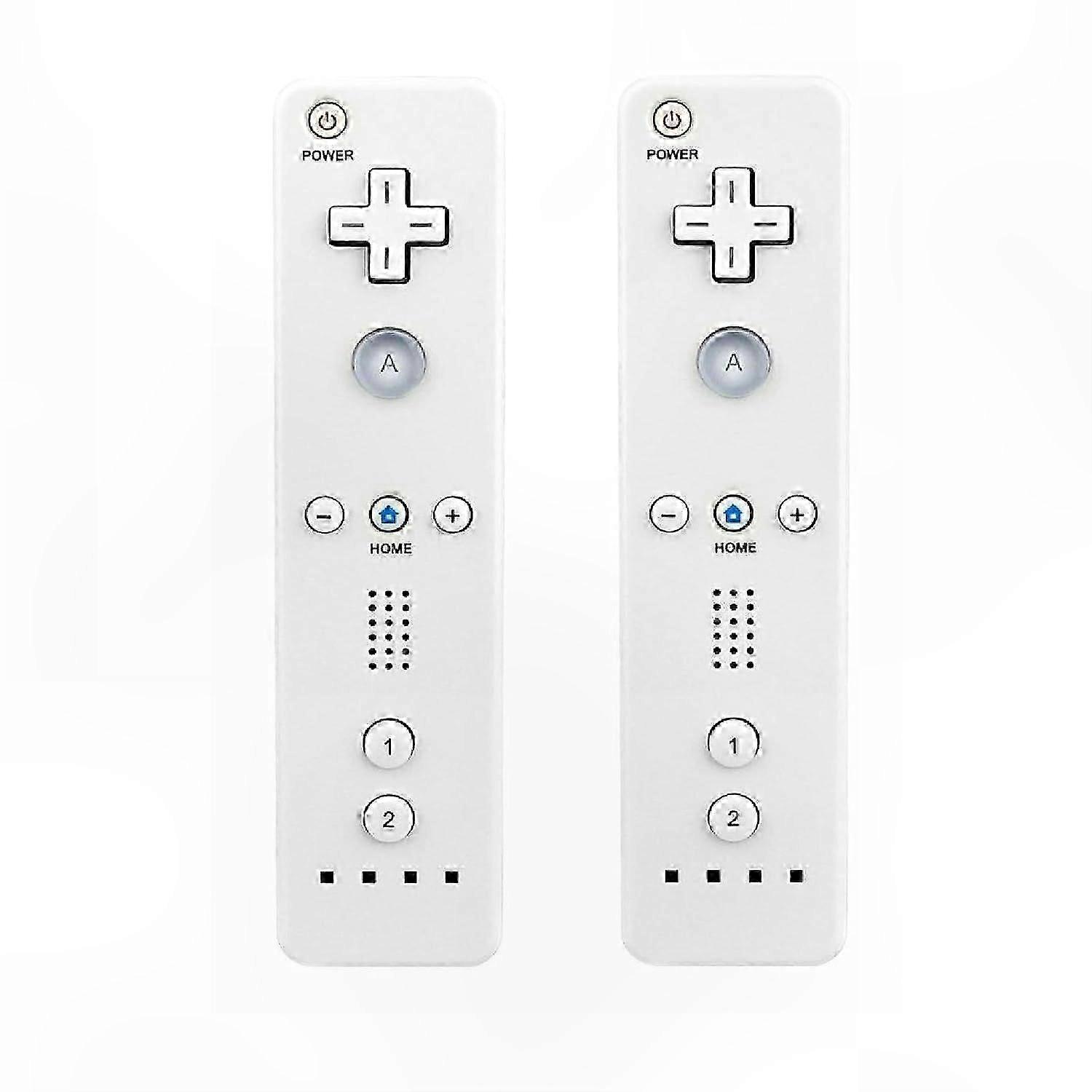 2025 Advanced 2-Pack Wii Remote Replacement Set for Gaming Console Compatibility