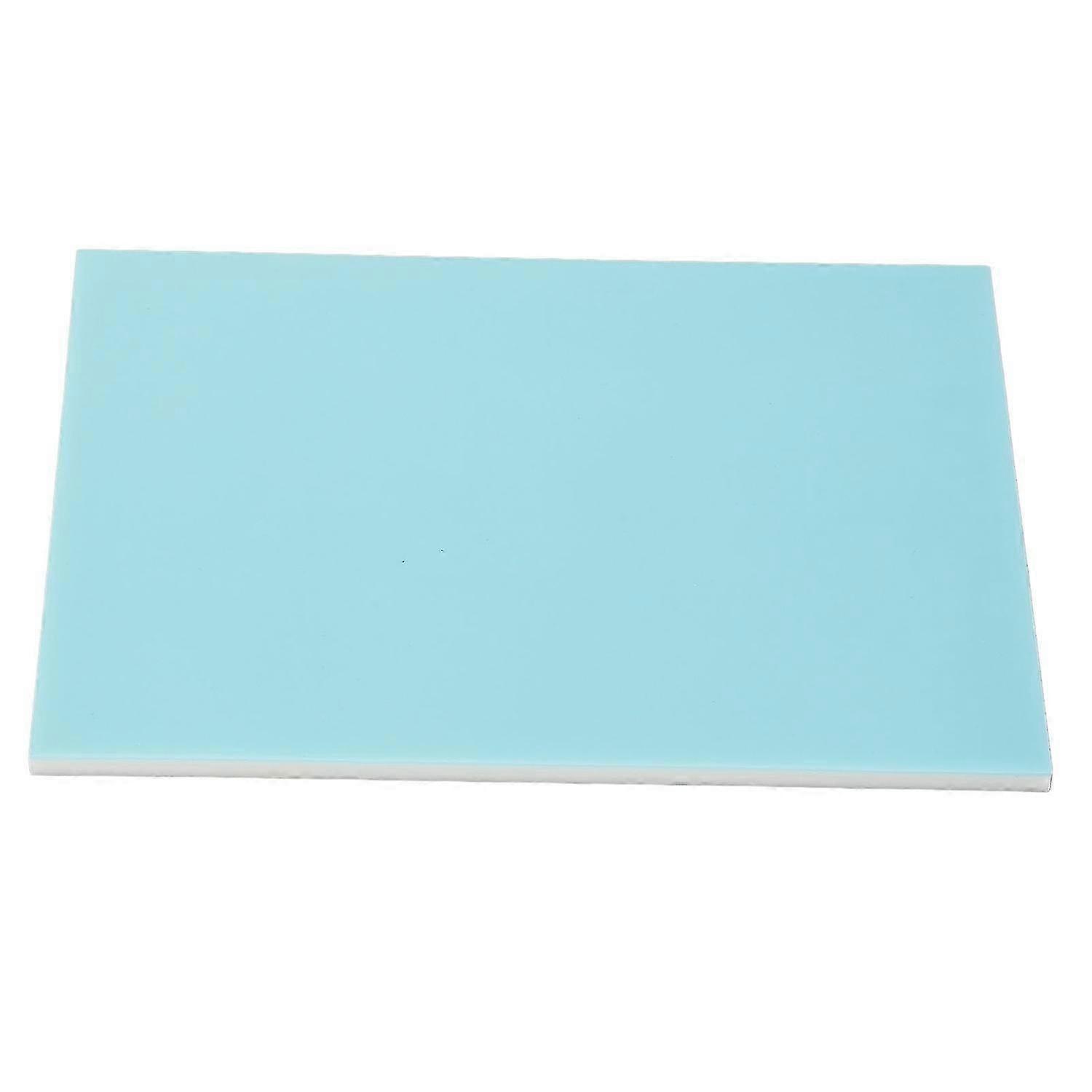 Rubber Stamp Carving Block 20x15x0.5cm Double Layer Stamp Carving Block for Printing Mint Green and