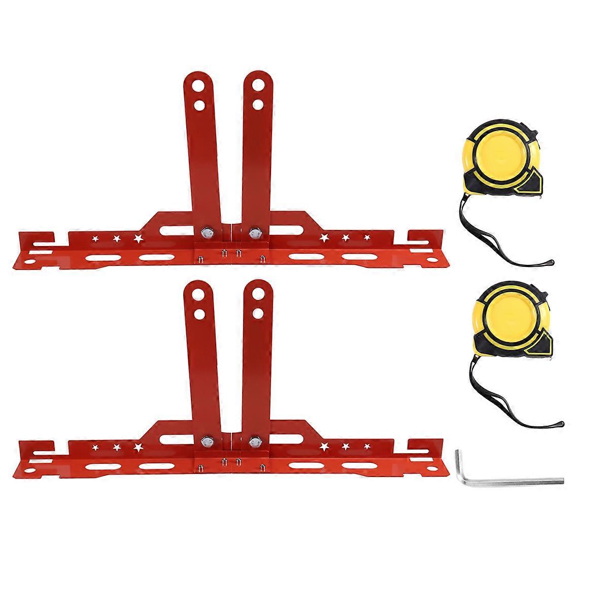 Car Wheel Alignment Tool Plates Adjustable Automotive Wheel Leveling Aligner Wheel Alignment Tool Orange