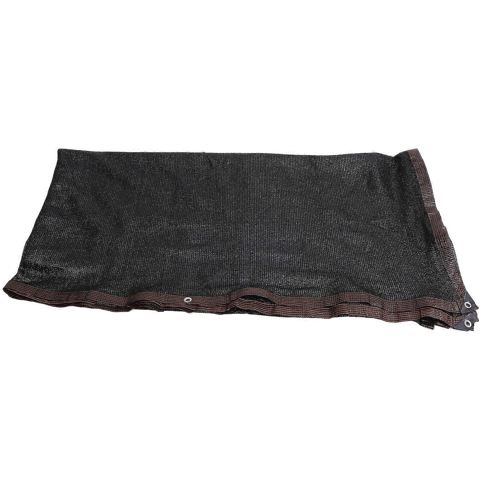 Black Shade Sail for Outdoor Use Lightweight and Foldable Cloth Sunshade for Patios Size S