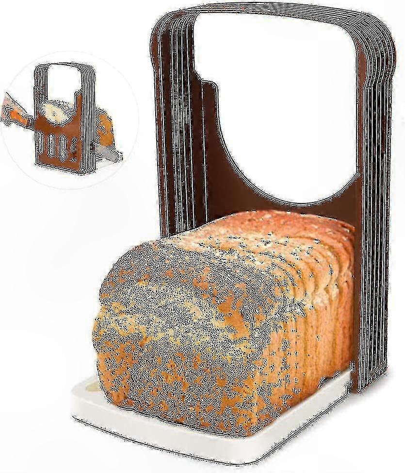 Customizable Bread Cutter with Collapsible Feature for Even Slices