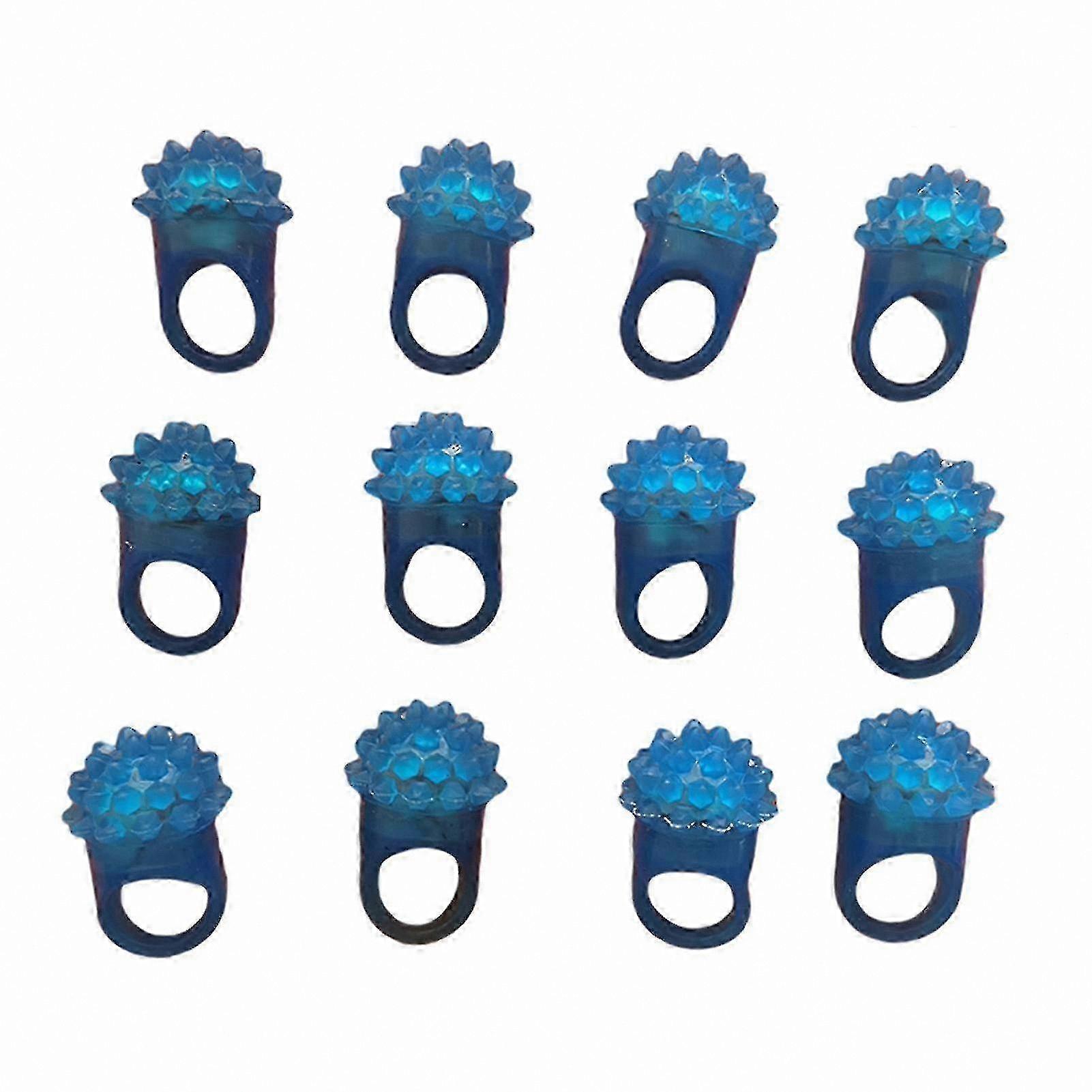 12-Pack Strawberry-Shaped LED Flashing Rings for Parties and Events