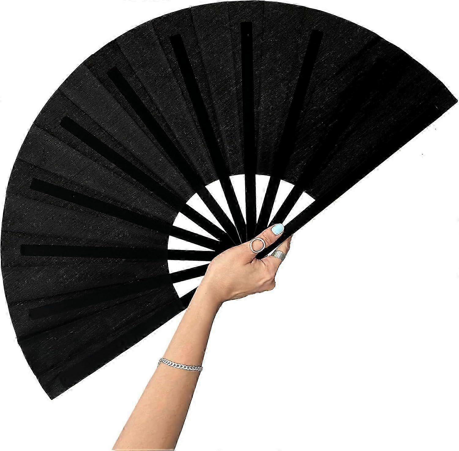 2025 Latest Model 13inch Large Rave Fan Popping Fan Clacking Fans for Line