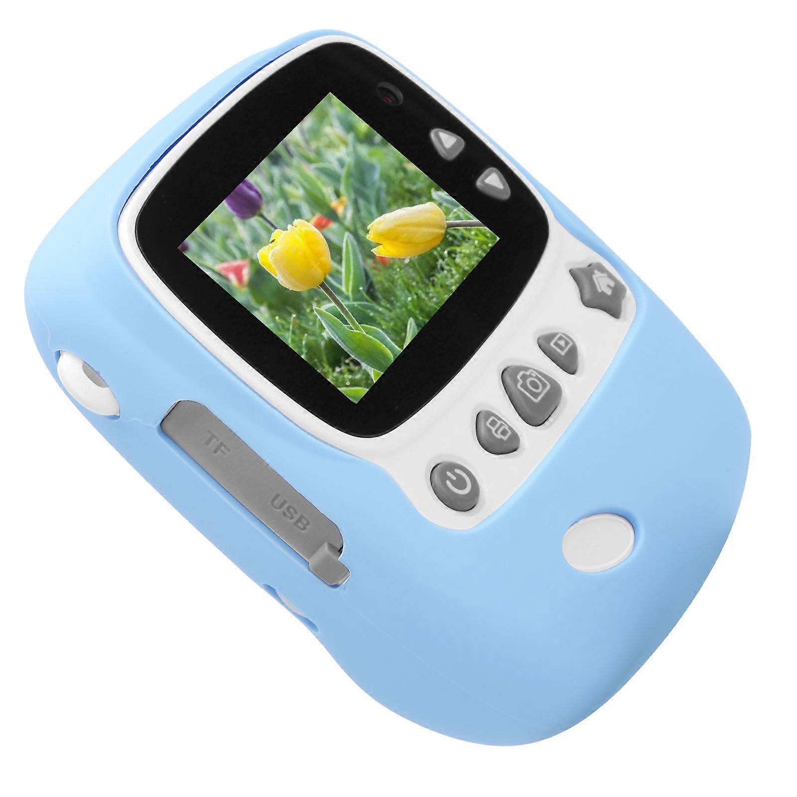 Kids Digital Selfie Camera P01B 2.4" IPS Instant Print Blue