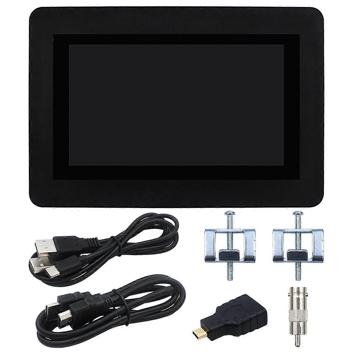 Kapazitives 7-Zoll-Touch-Display, 1024x600 Pixel, IPS-Panel, optisches Bonding gehärtetes Glaspanel, Point Touch