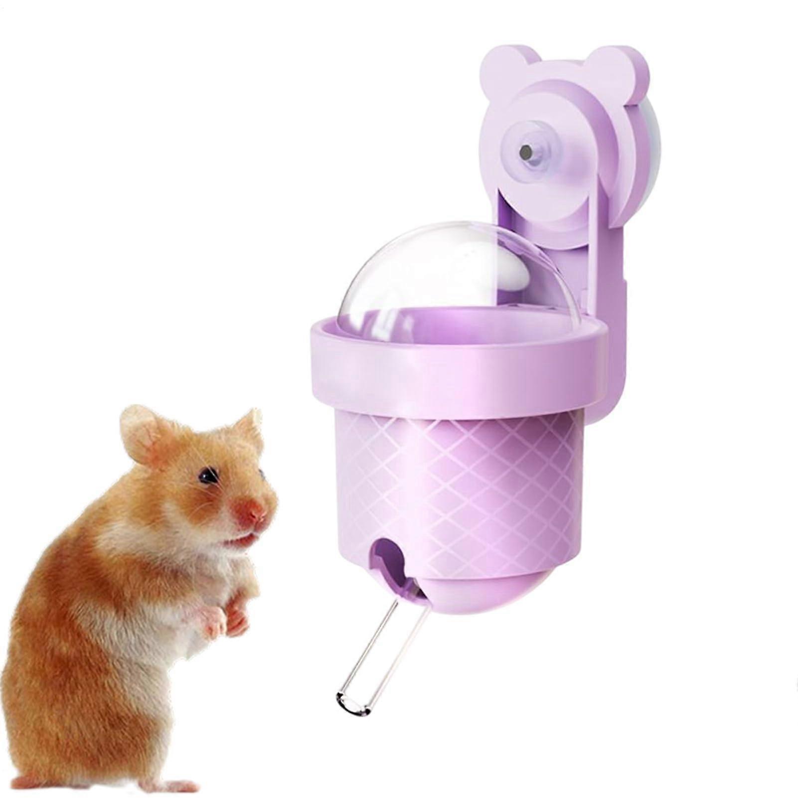 Hamster Water Bottle For Glass Tank NoDrip Dispensing Bottle, Compatible With Hamsters, Chinchillas, Hedgehogs