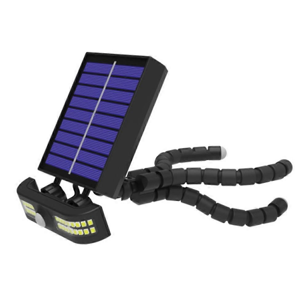 TJ-105 Solar Powered Light with Octopus Tripod 40 LED Motion Sensor Garden Solar Lamp, Support USB Charging
