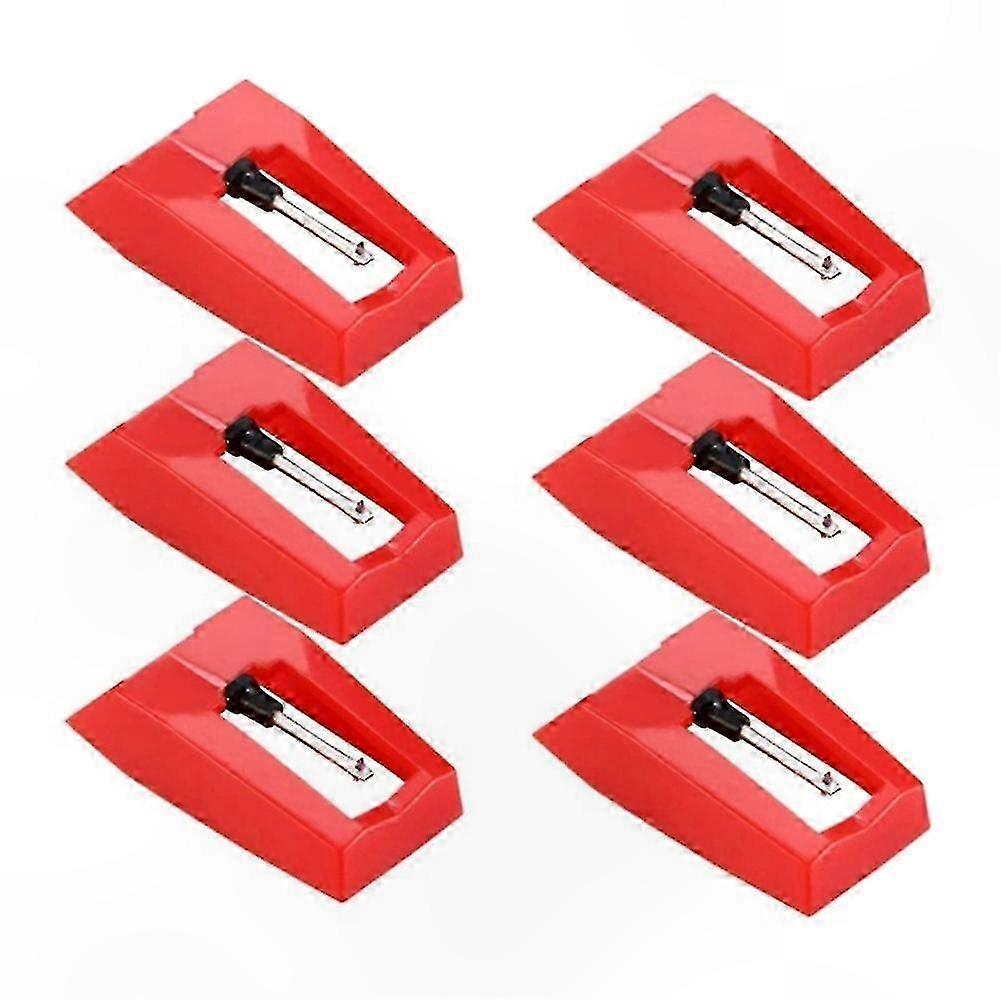 6-Pack Replacement Stylus for Vinyl Turntable Cartridges Record Player Needles-Compatible with Most Models