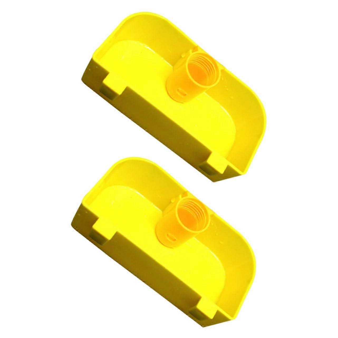 Parrots Cage Accessories - 2 Pcs Bird Baths and Feeders, Easy to Use Parrot Water Dispenser for Small to Medium Birds