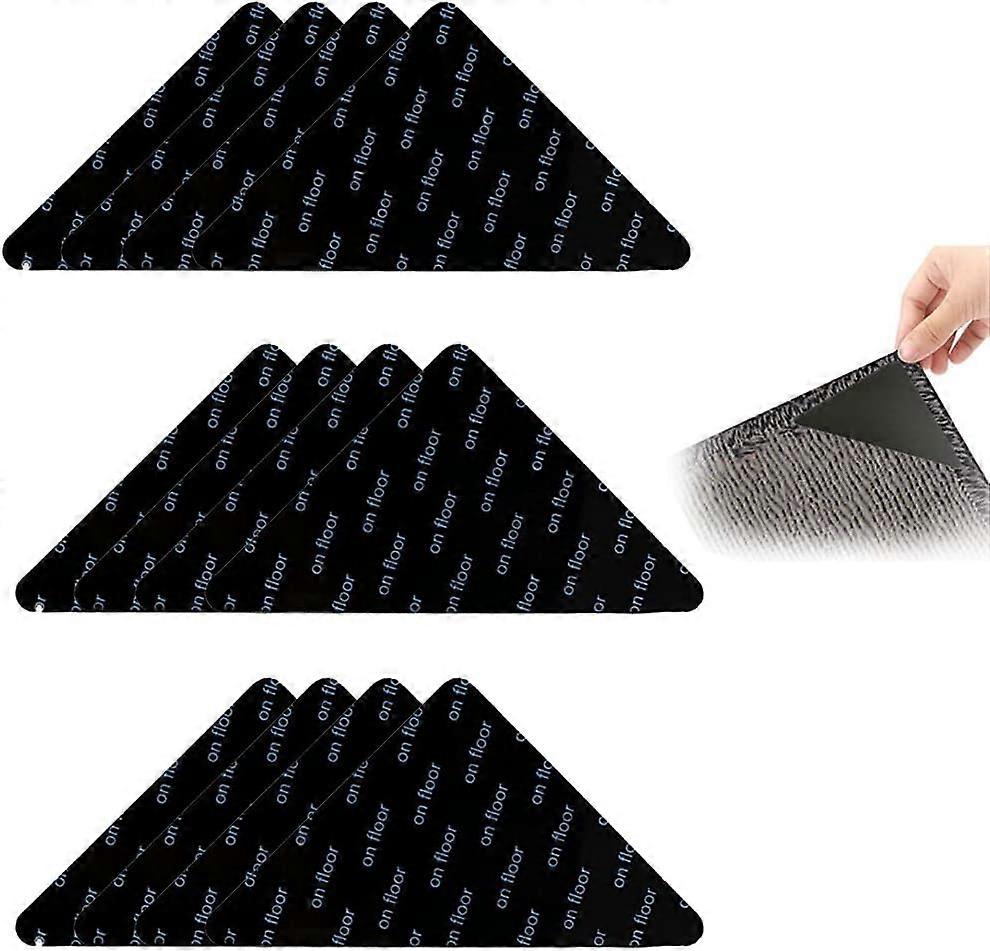 12 Pieces Anti Slip Carpet Tape, Self Adhesive Anti Slip Carpet Tape