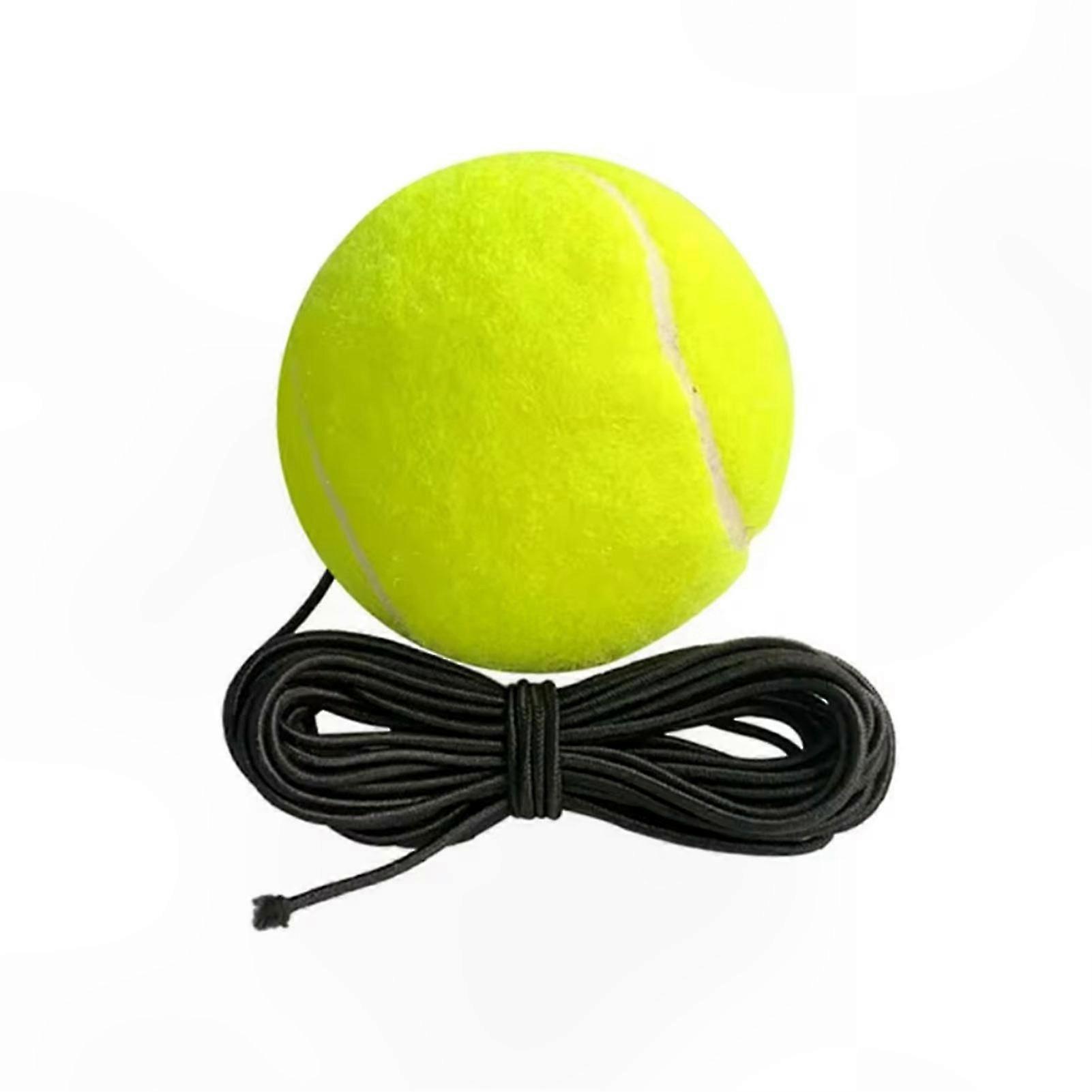 High-Resilience Tennis Training Ball with String for Self-Study Practice and Skill Development