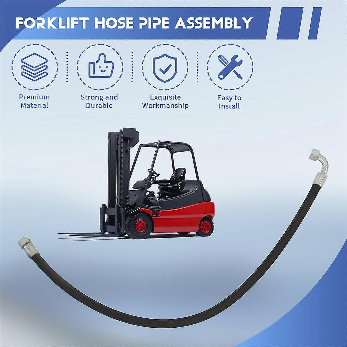 12184413201 Forklift Hose Pipe Assembly for 1218 Forklift Hose Replacement Accessories