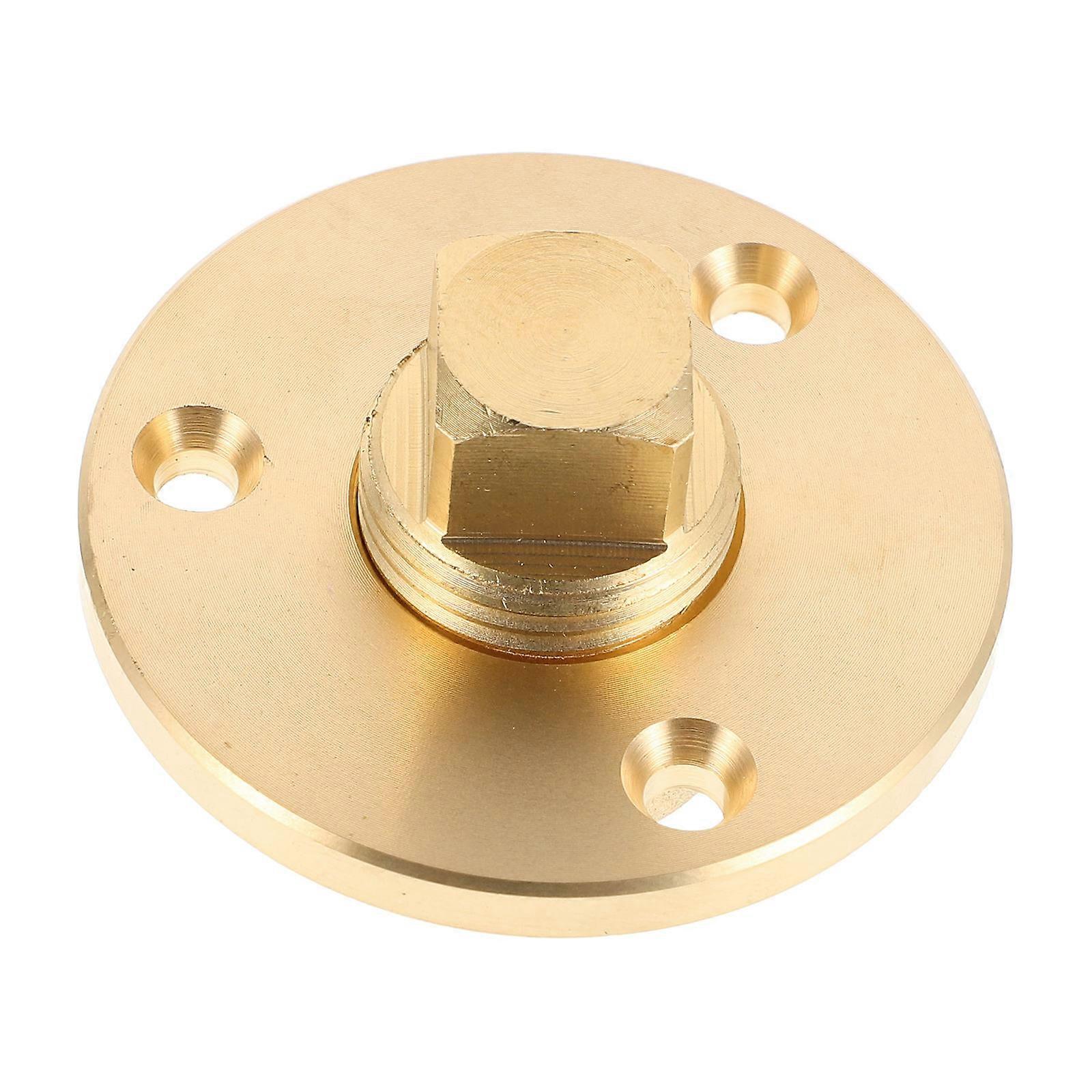 Solid Brass Marine Drain Plug for Boats Threaded Brass Drain Fitting