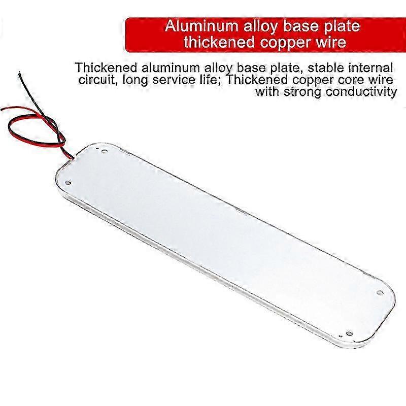 72 LED 12-24V Car Reading LED Night Strip Light Interior Light Ceiling Lamp with On/Off Switch for Van Lorry Truck Camper Boat