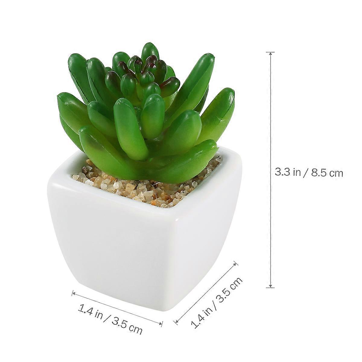 Simulation Plant Bonsai Mini Artificial Succulent Plants Set 2Pcs