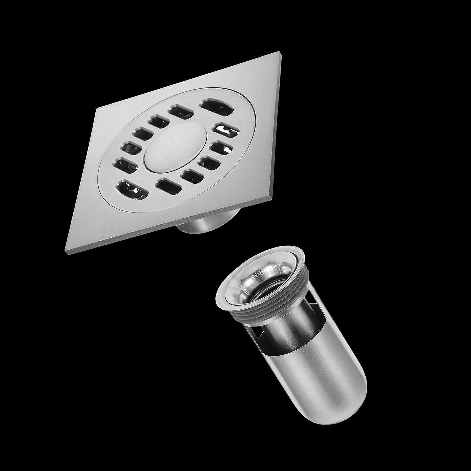 Kitchen Floor Drain Valve Stainless Core for Backflow Prevention 4Pcs