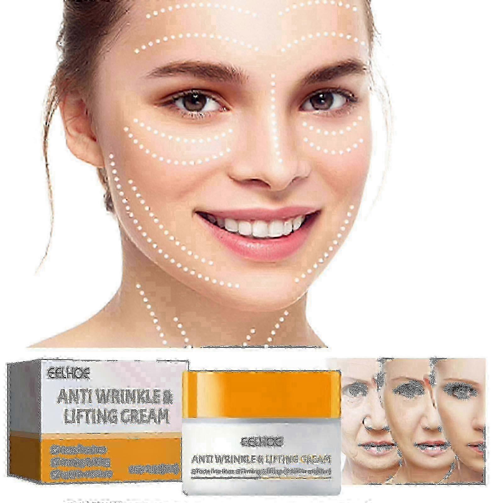 Beauty Notes With The Same Anti-wrinkle Firming Cream Anti-aging Lighten Fine Lines Wrinkles Decreases Lines Moisturizing Repair Hydration 30g