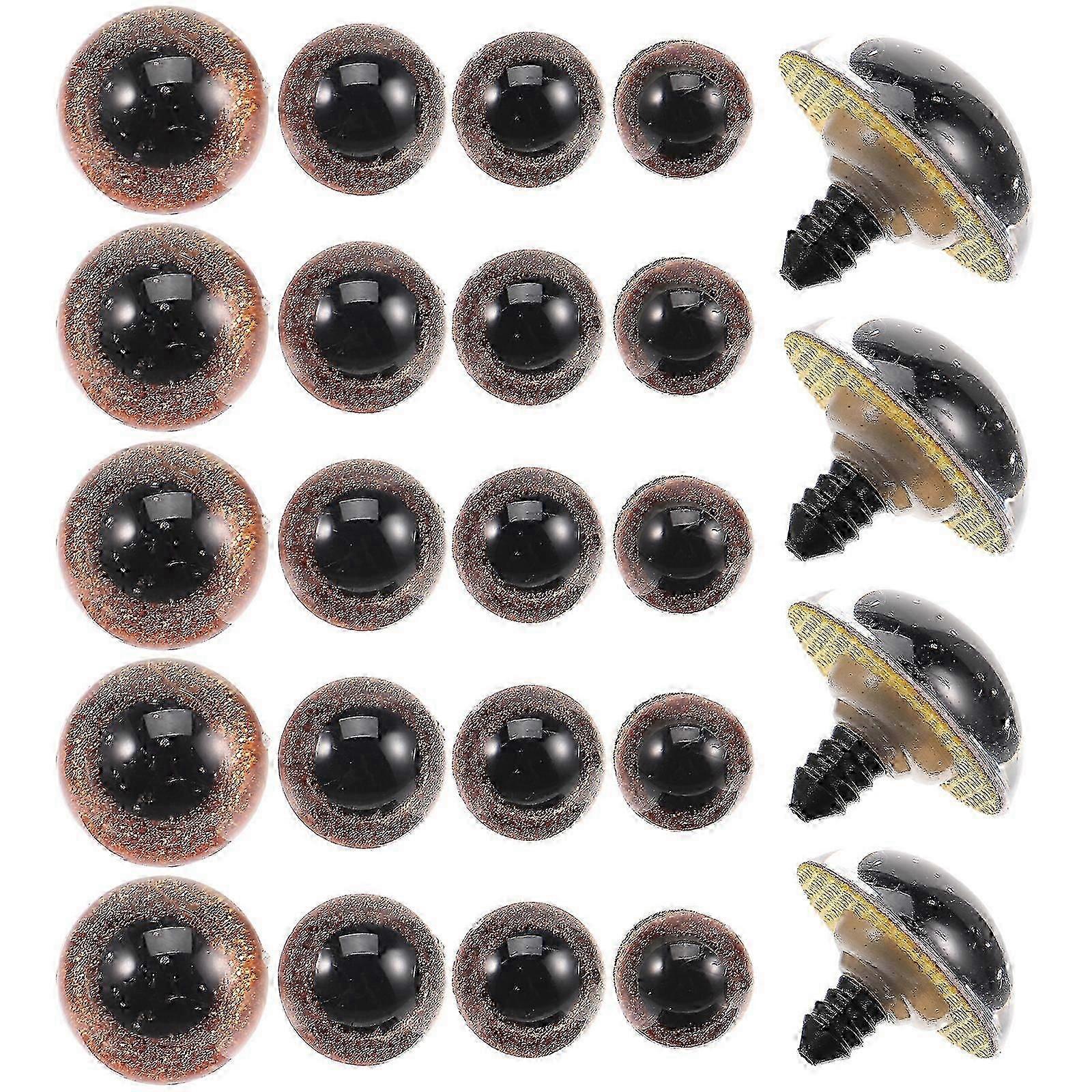 40pcs practical artificial eyes holiday doll eyes stuffed animal toy eyes funny eyes toy eyes for de p