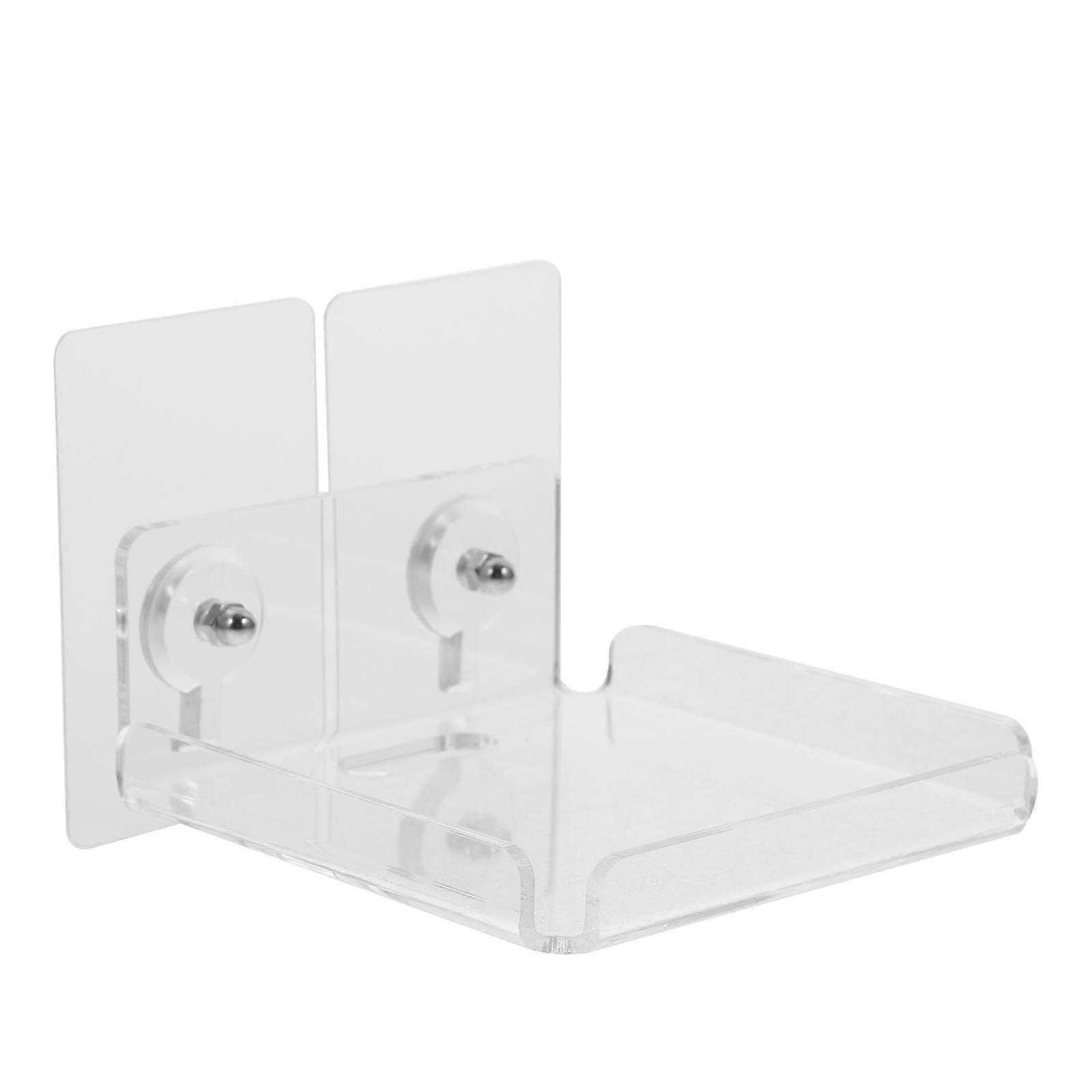 Floating Camera Shelf Wall Mount for Security Camera Stand 4Sets Acrylic Transparent