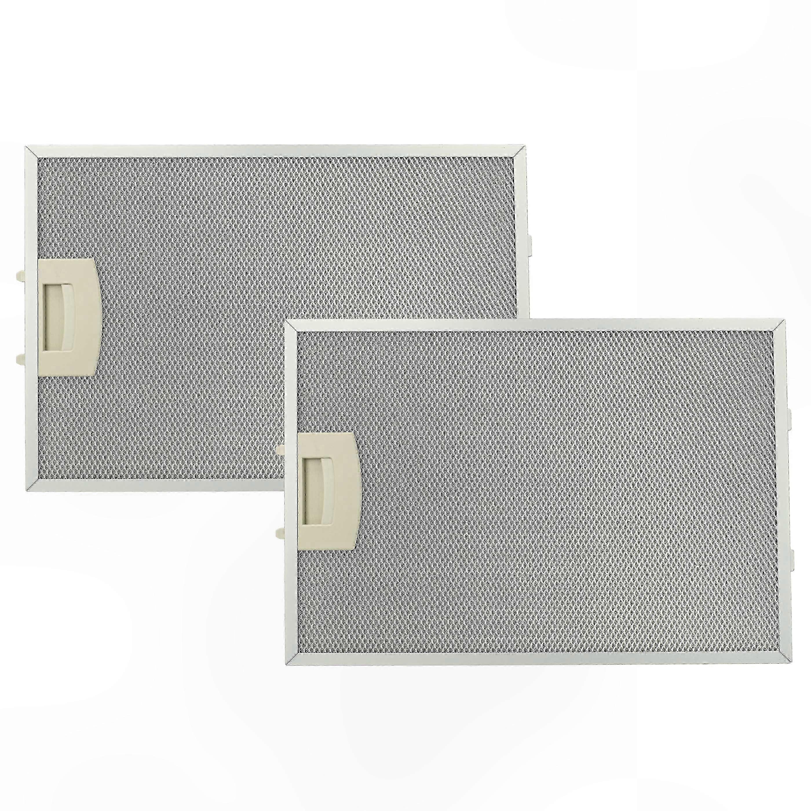 Metal Grease Filters Compatible with Range Hoods, Reusable and Durable