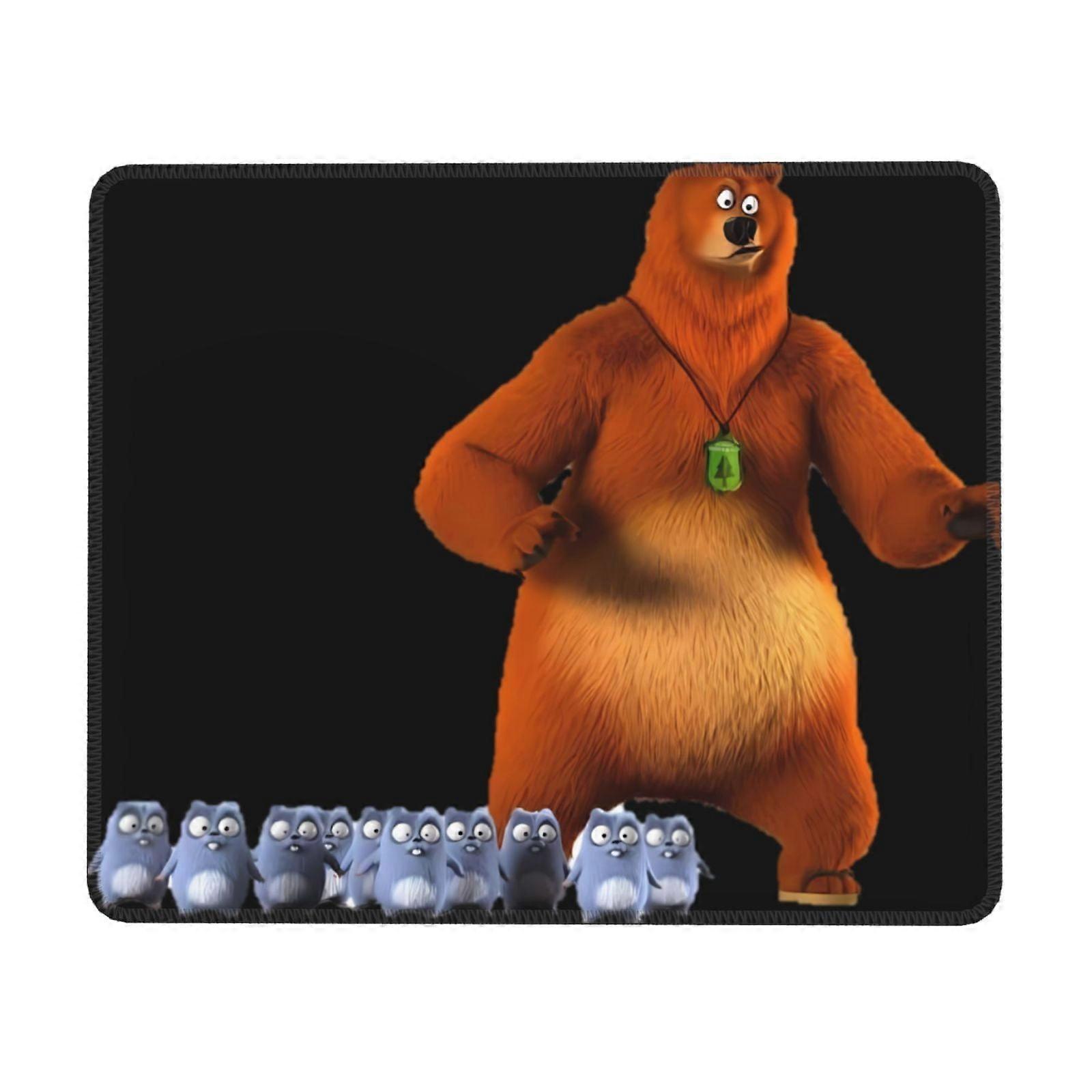 Grizzy & The Lemmings Rubber Lock Edge Mouse pad, Office Desk pad, Writing pad, Multi Code Game pad Mouse Pads for Computers Laptop Mouse Mouse Pad