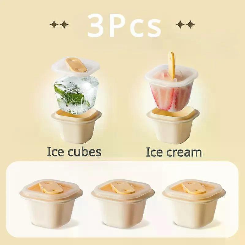 64cm Silicone Ice Ball Maker Ice Cream Dual-purpose Mold Big Shape Ice Cube Artifact 3Pcs For Whiskey Coffee New