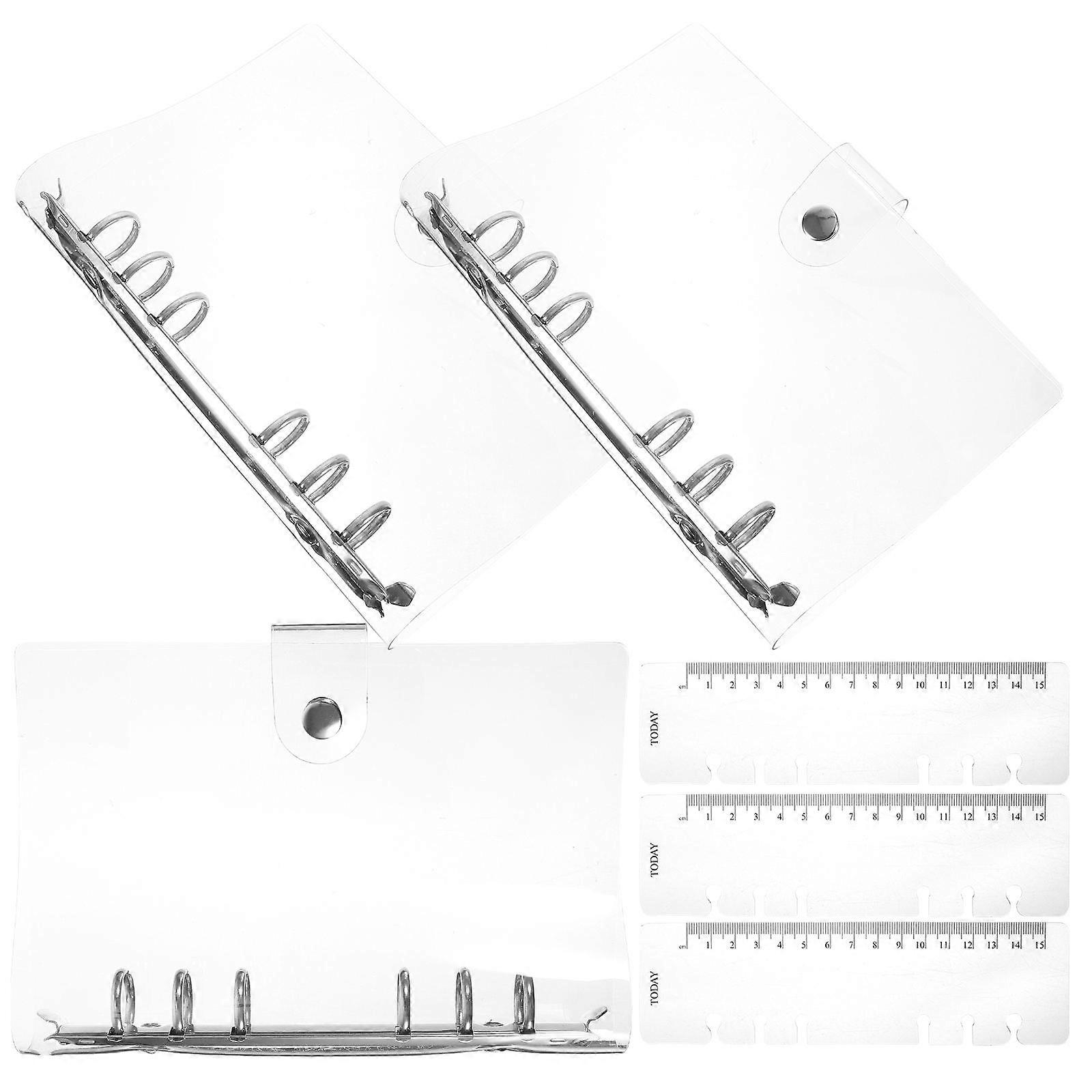 6Pcs Clear Binder Cover for Protection Use in Notebook Binding