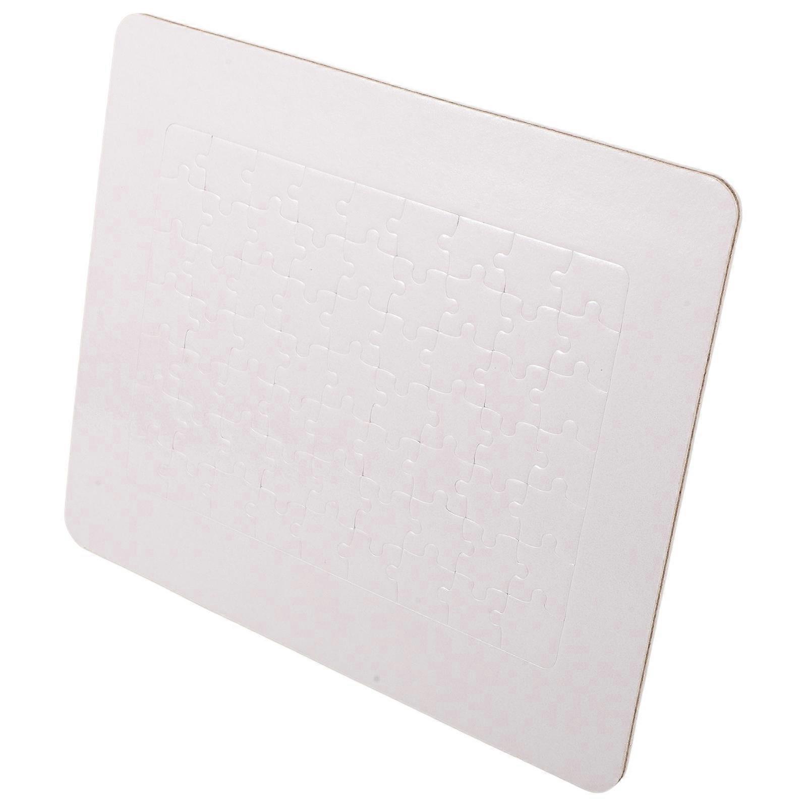Sublimation Transfer Puzzle Wooden Jigsaw for DIY Craft 2Pcs White
