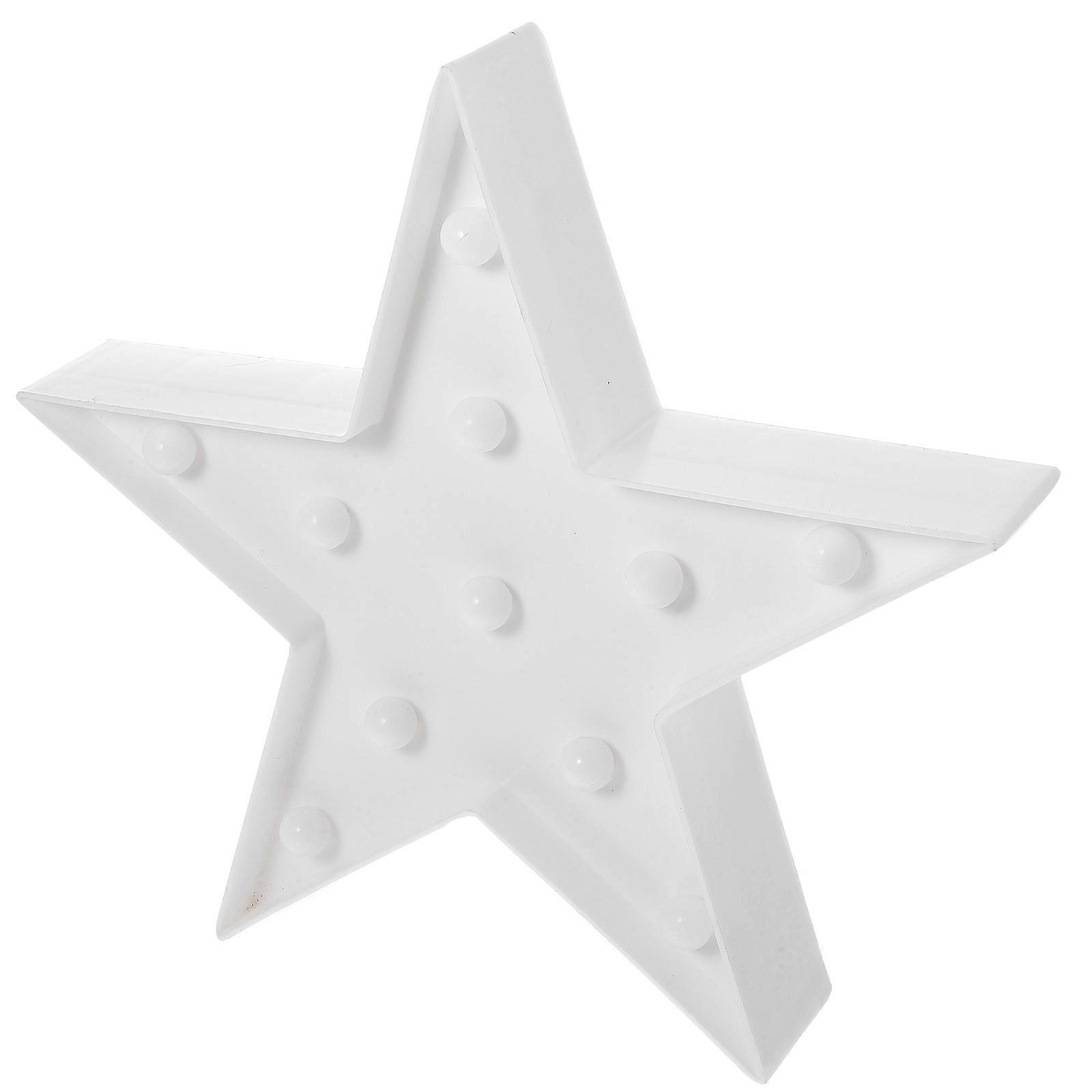 LED Wall Lamp Five-Pointed Star Night Light for Lighting 3Pcs Pack