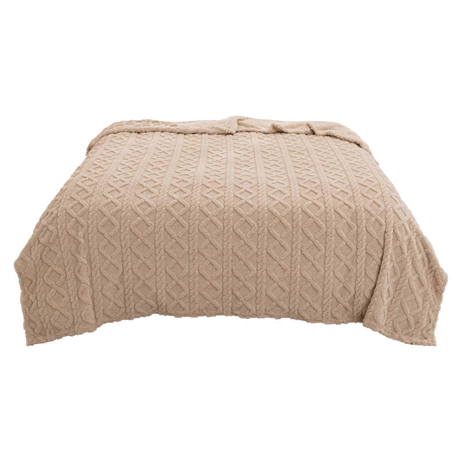 TEVEQ Fluffy Faux Fur Sherpa Comforter Set, Queen, All Season Soft Plush Bedding, Yellow 70*100cm
