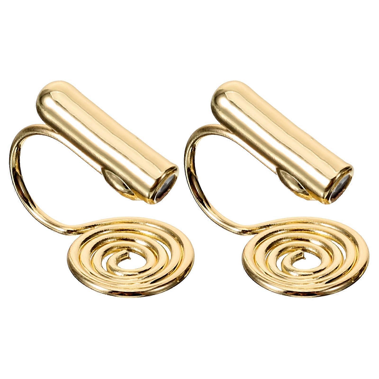 Copper Earring Clips for Non Pierced Ears DIY Conversion 10Pcs