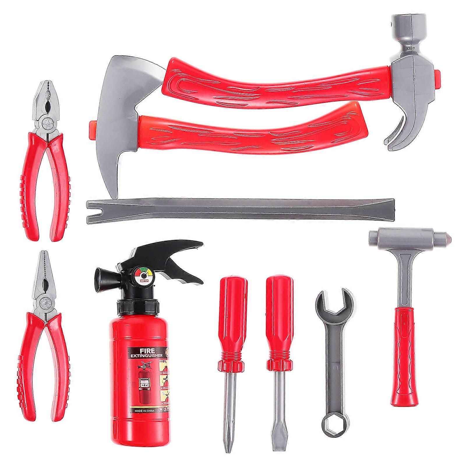 Educational Fire-Fighting Prop Fireman Cosplay Theme Party Cosplay Prop Assorted Color 2 Sets