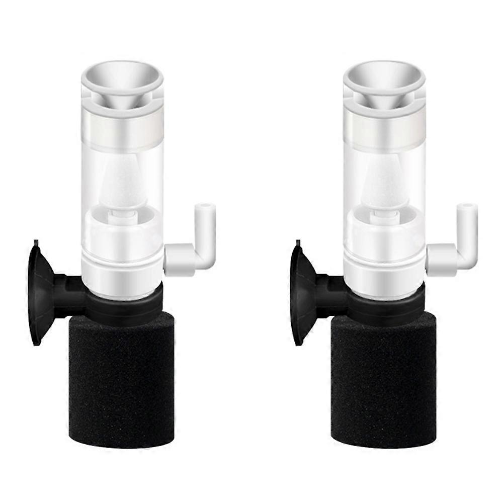 Internal Oxygen Pump Mini Aquarium Filter for Fish Tank 4Pcs Pack