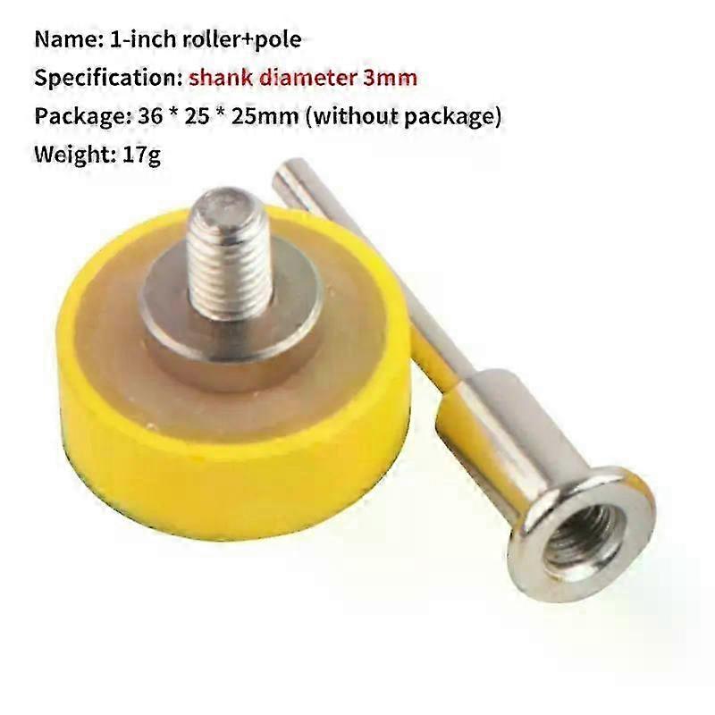 100pcs 25mm/1inch Sandpaper + 1pc 1inch Hook Loop Backer Plate 1/8inch Shank + 1pcs Loop Sanding Pad Abrasives Mixed Polishing 2025