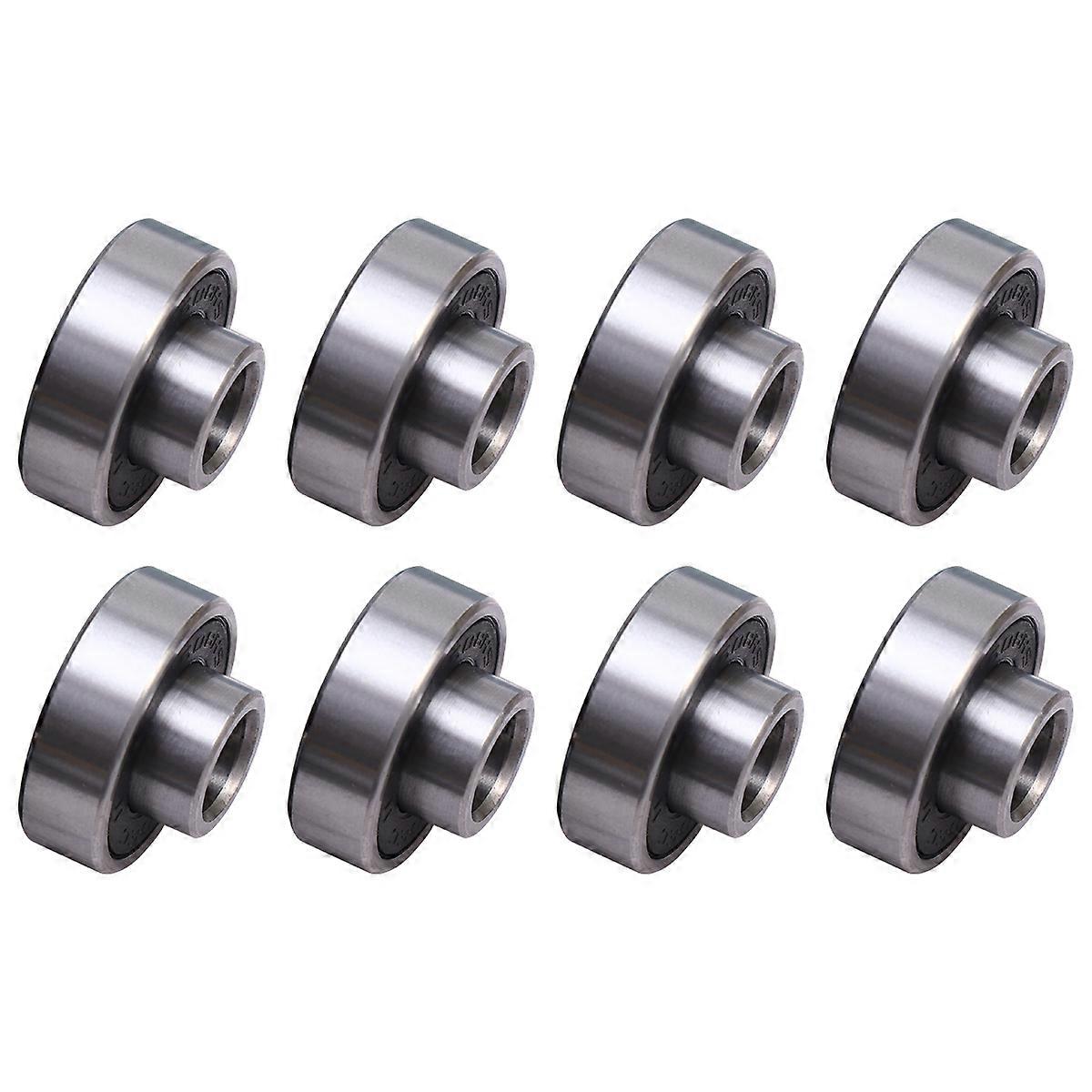 Rolling Bearing 16Pcs for Skateboard Wheels High Speed Rust-Resistant Black