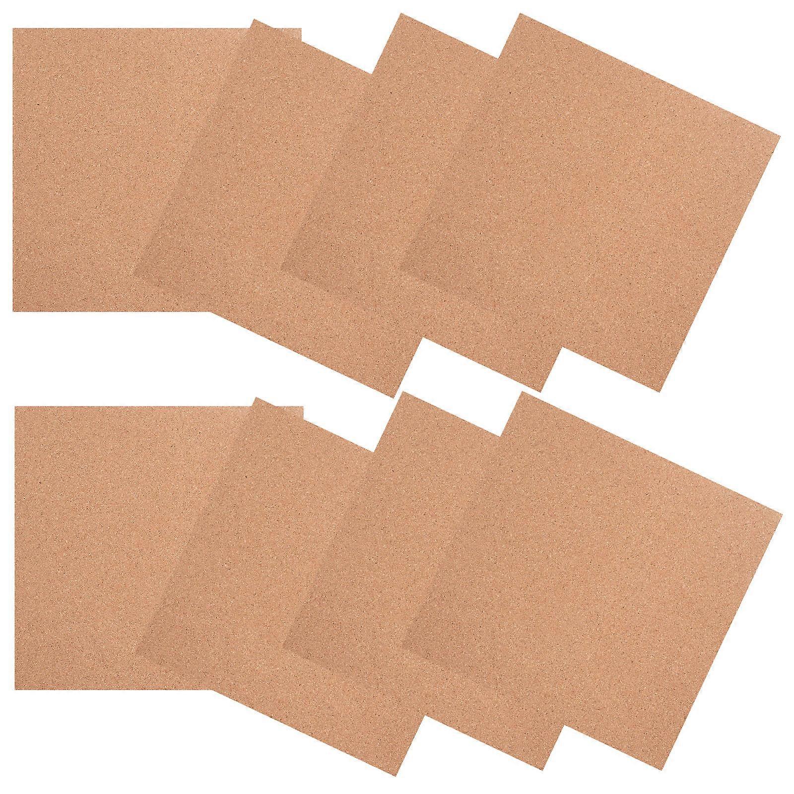 Khaki Cork Bulletin Board for Creative Reminder Message 32Pcs