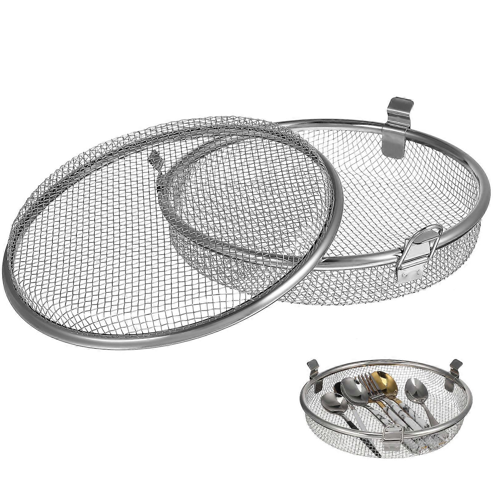 Mesh Basket Stainless Steel for Fork Storage 5Pcs Pack