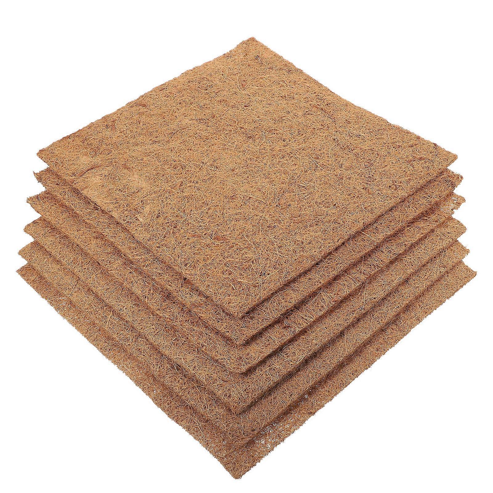 Chicken Pads Reptile Mat for Breeding 12Pcs Natural Coconut Fiber