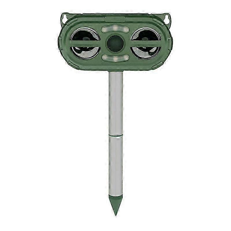 Insect and Animal Repellent Solar Ultrasonic Repeller Cat Repellent Mole Repeller Waterproof Strong Bird Repellent Dog Repeller for Garden Farm Campin