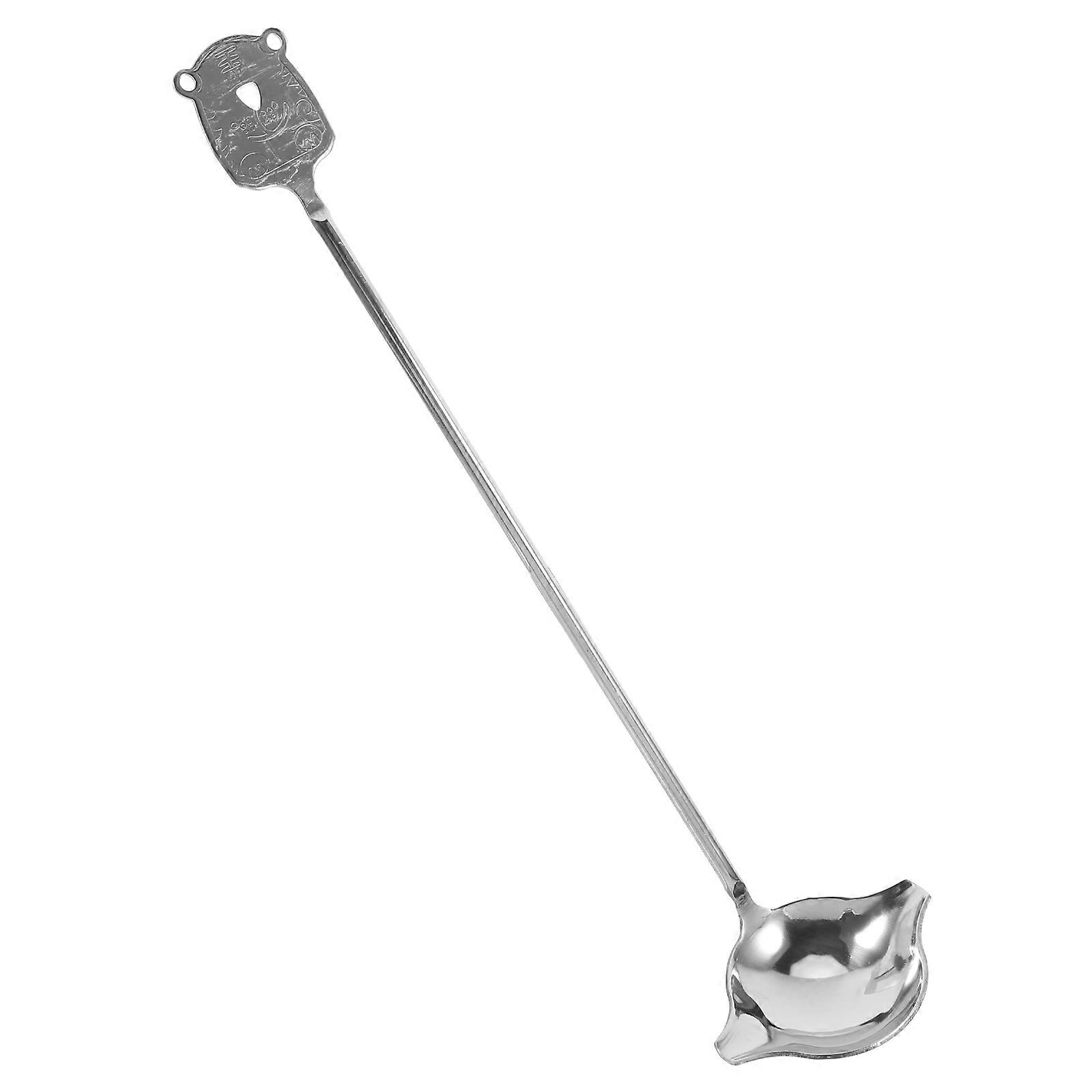 Gravy Ladle with Spout for Serving 3Pcs Stainless Steel Long Handle Soup Spoons