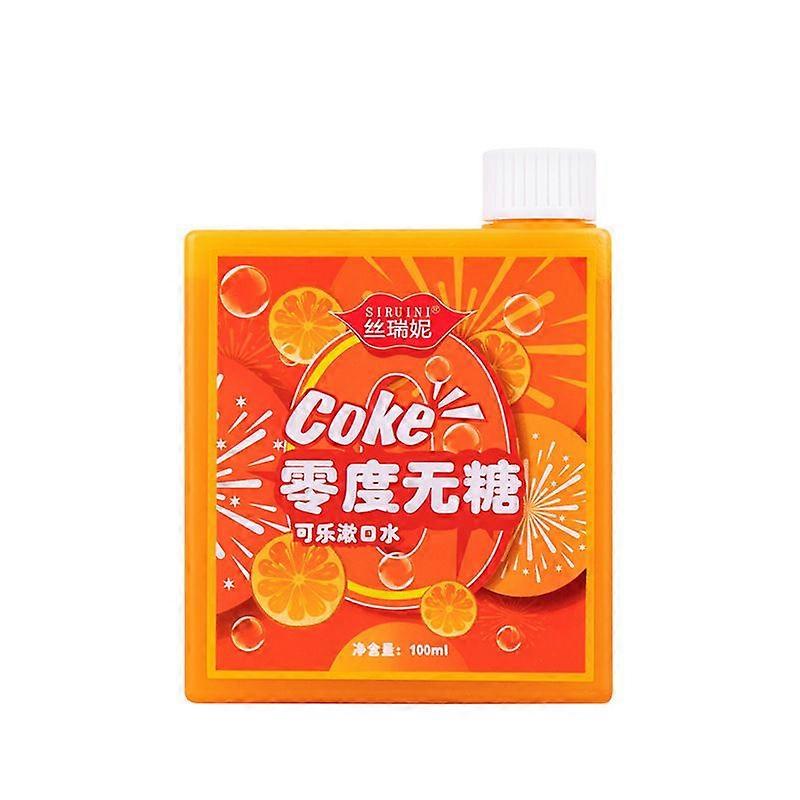 Collutorio al gusto di cola, 100 ml, tascabile, portatile, con fragranza fresca e pulita.