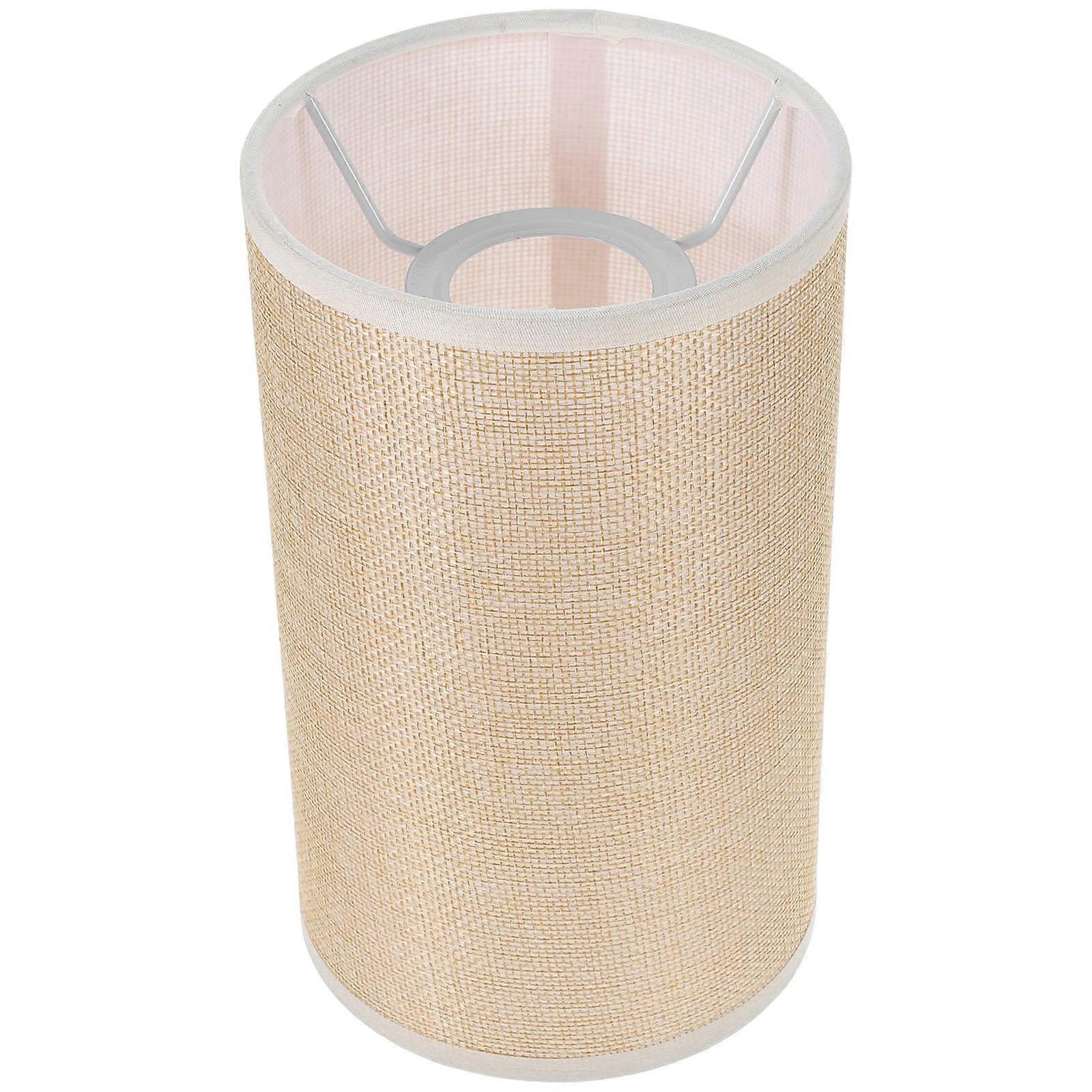 Small Lampshade Drum Lampshade for Indoor Light Accessory 4Pcs Beige