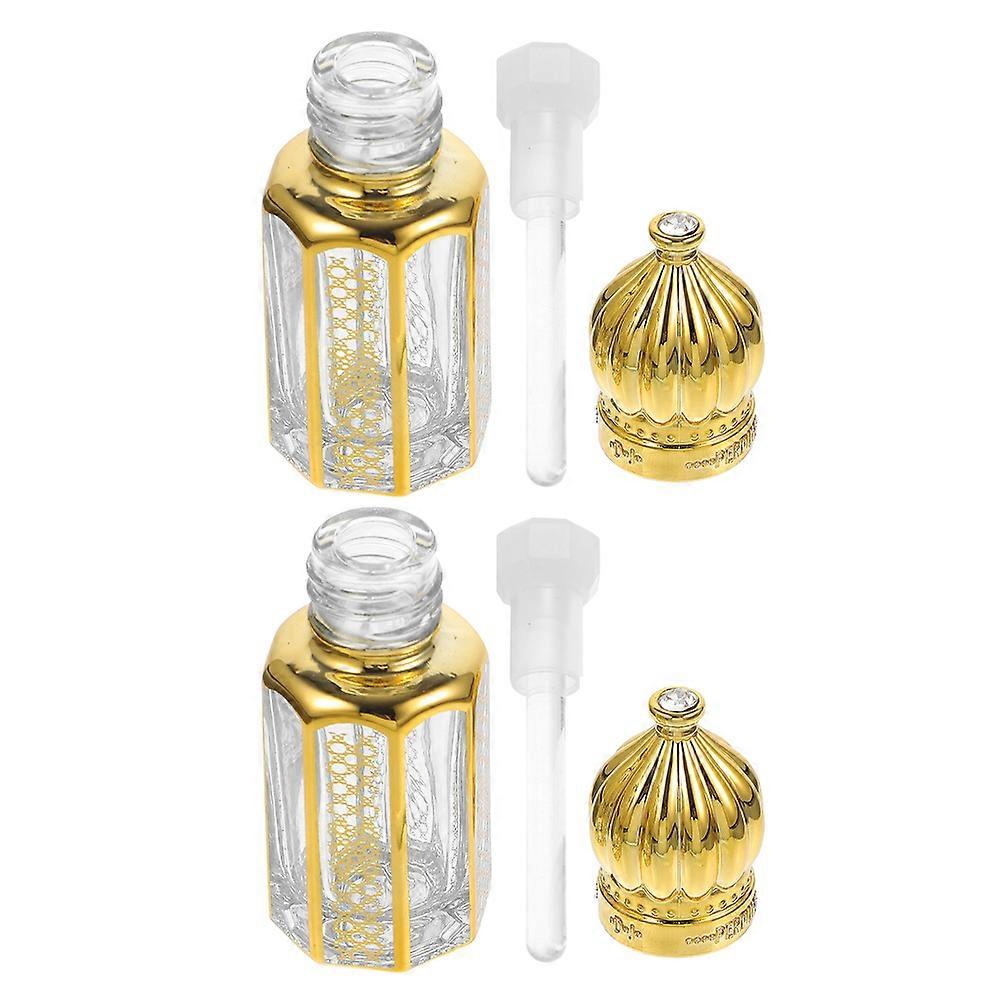 Glass Essential Oil Bottle Refillable for Car Use Portable 10Pcs Set