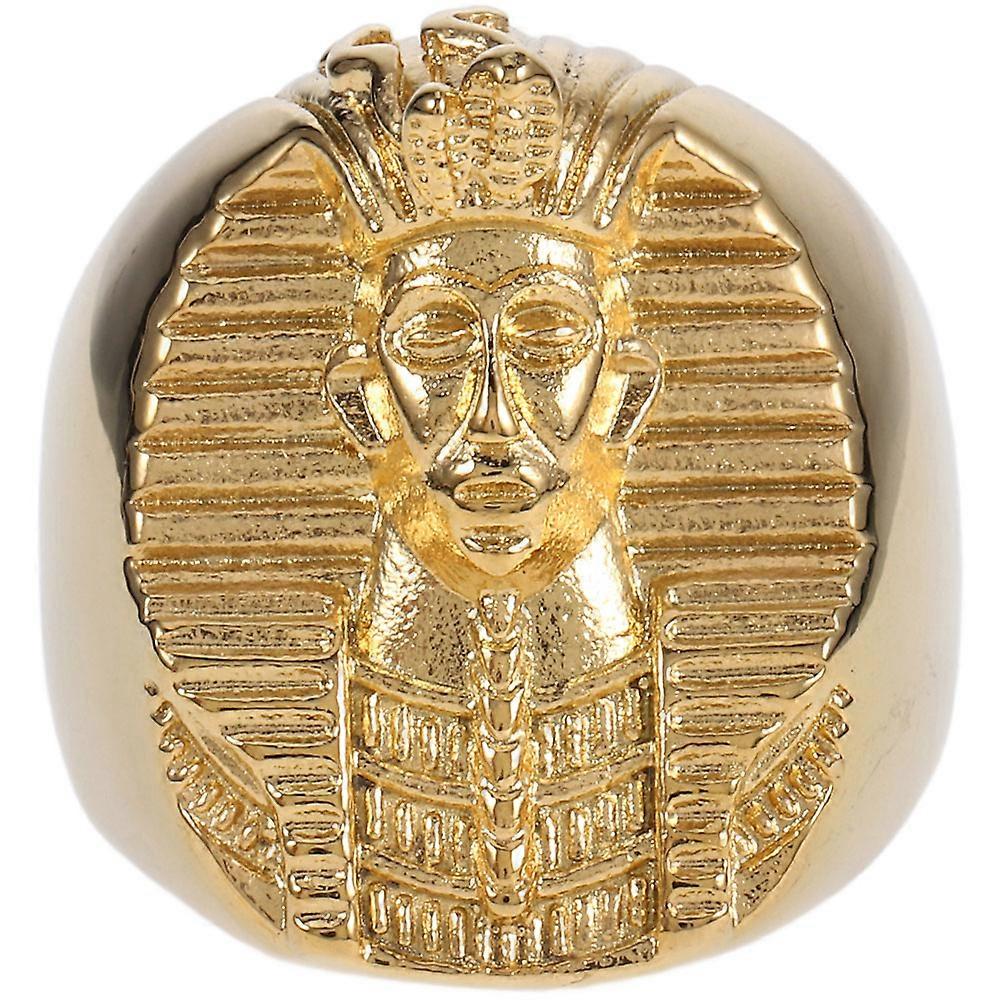 Egyptian Themed Finger Ring For Men Fashionable Wearable Decoration 3.00X3.00X2.70CM 5Pcs