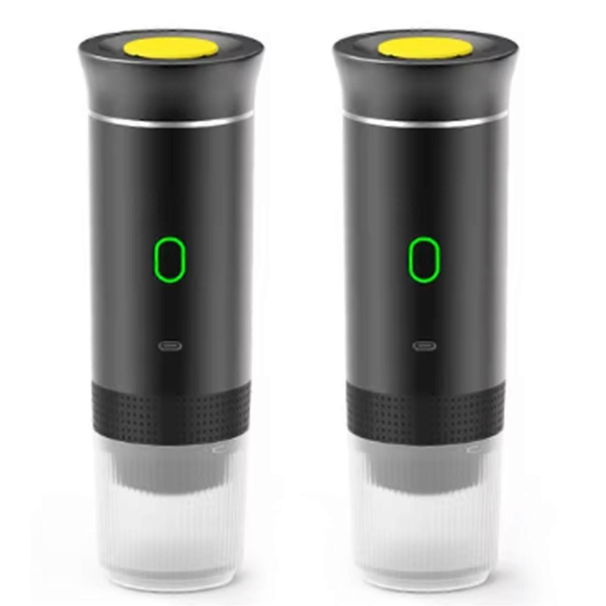  Mini Wireless Electric Portable Espresso Coffee Machine Black