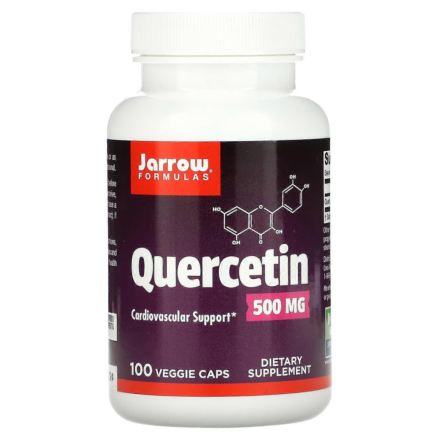Jarrow Formulas, Quercetin, 500 mg, 100 Veggie Caps